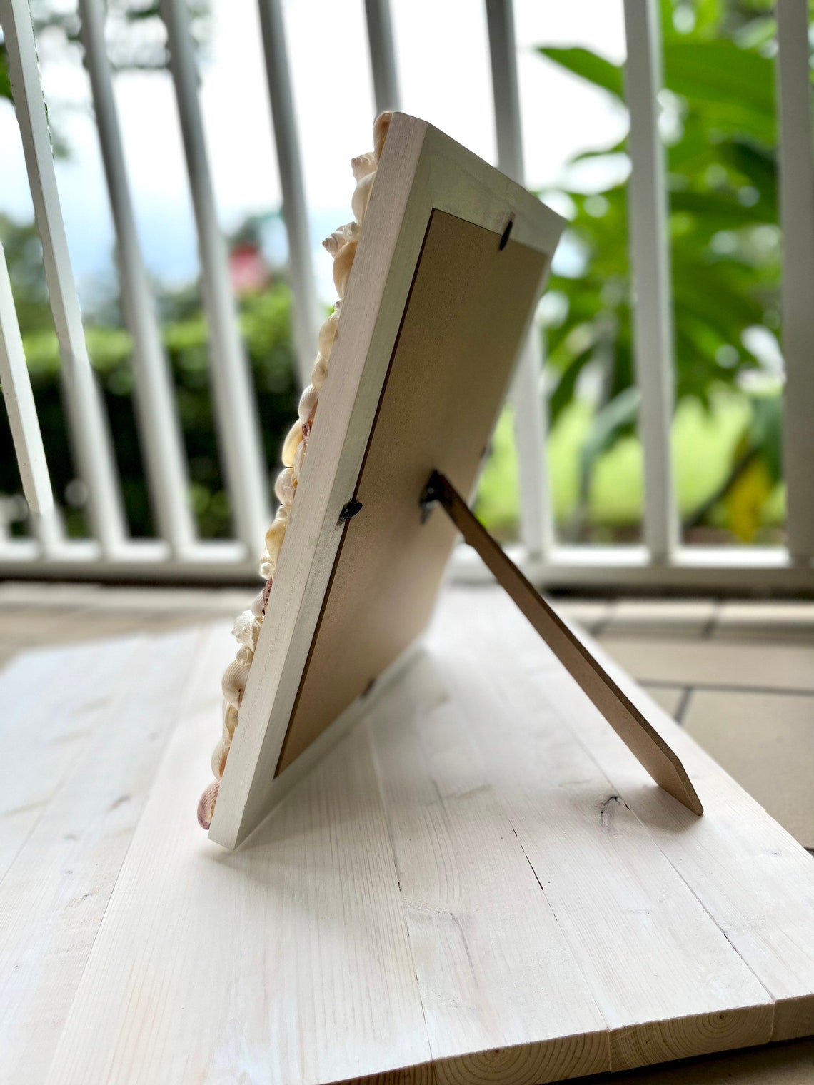 Beach Picture Frame 8x10 Seashell Picture Frame Palm Beach Etsy