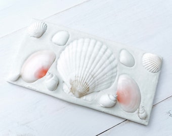 Seashell Coastal Tile: 3x6 Beach Decor Accent Tile, Coastal Luxury Tile