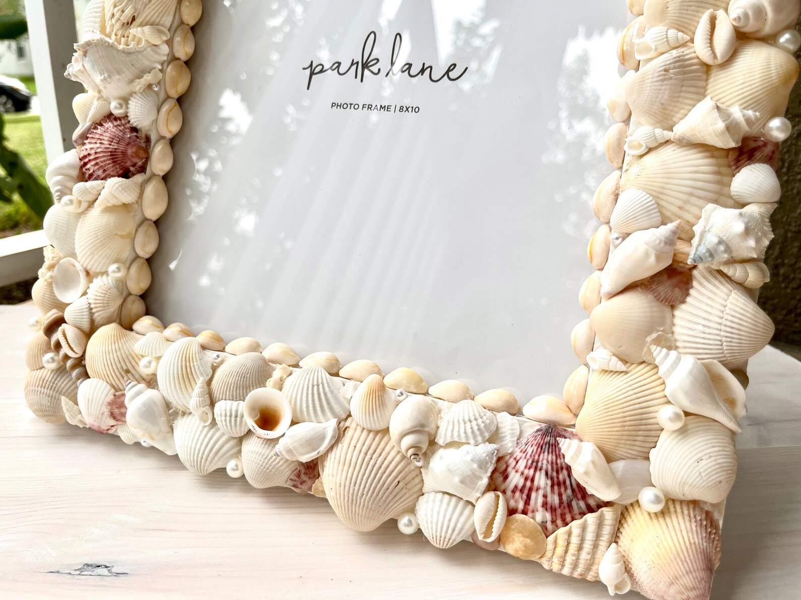 Beach Picture Frame 8x10 Seashell Picture Frame Palm Beach Etsy