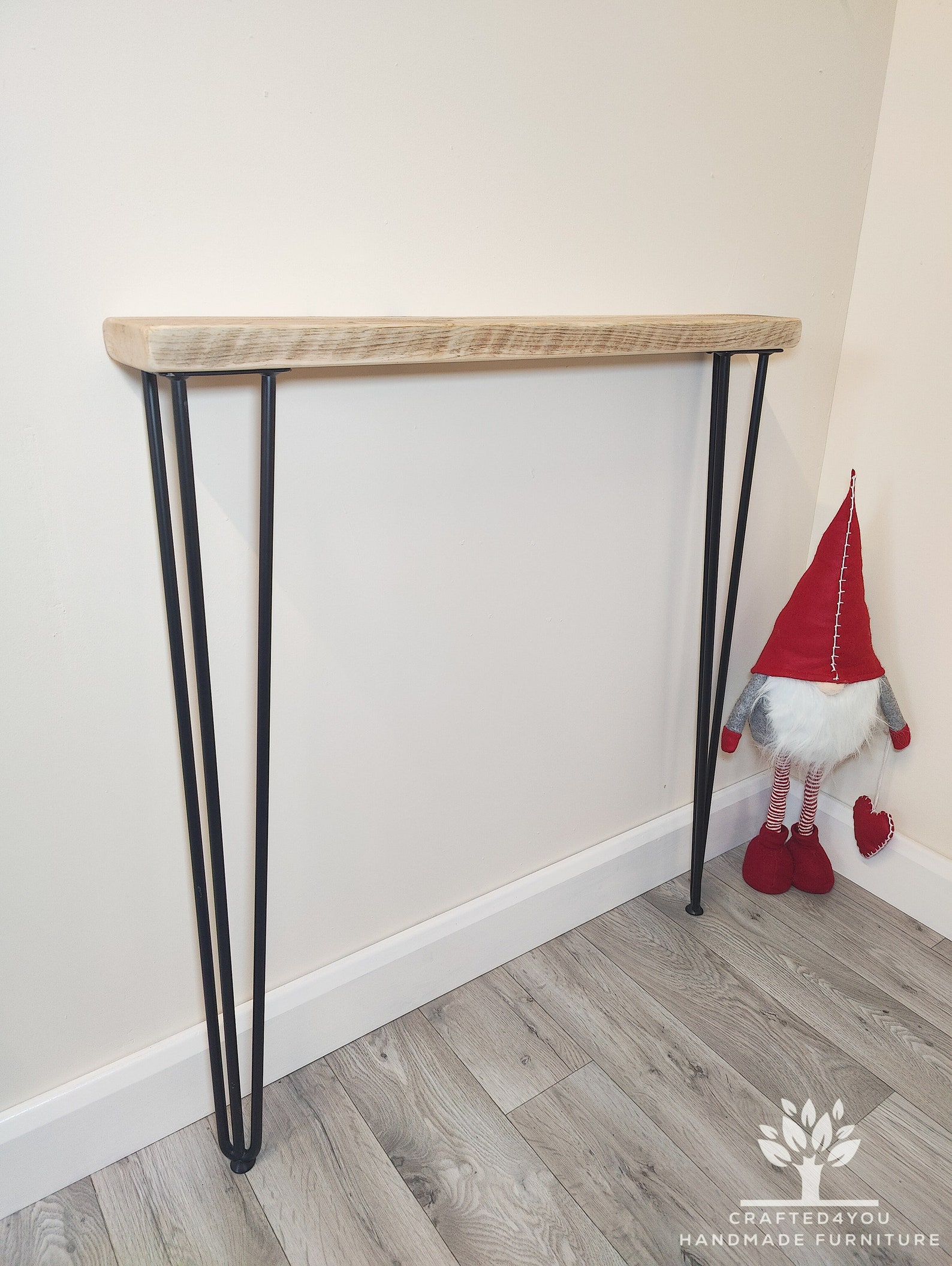 Extra Slim Console Table With Hairpin Legs Narrow Entryway - Etsy UK