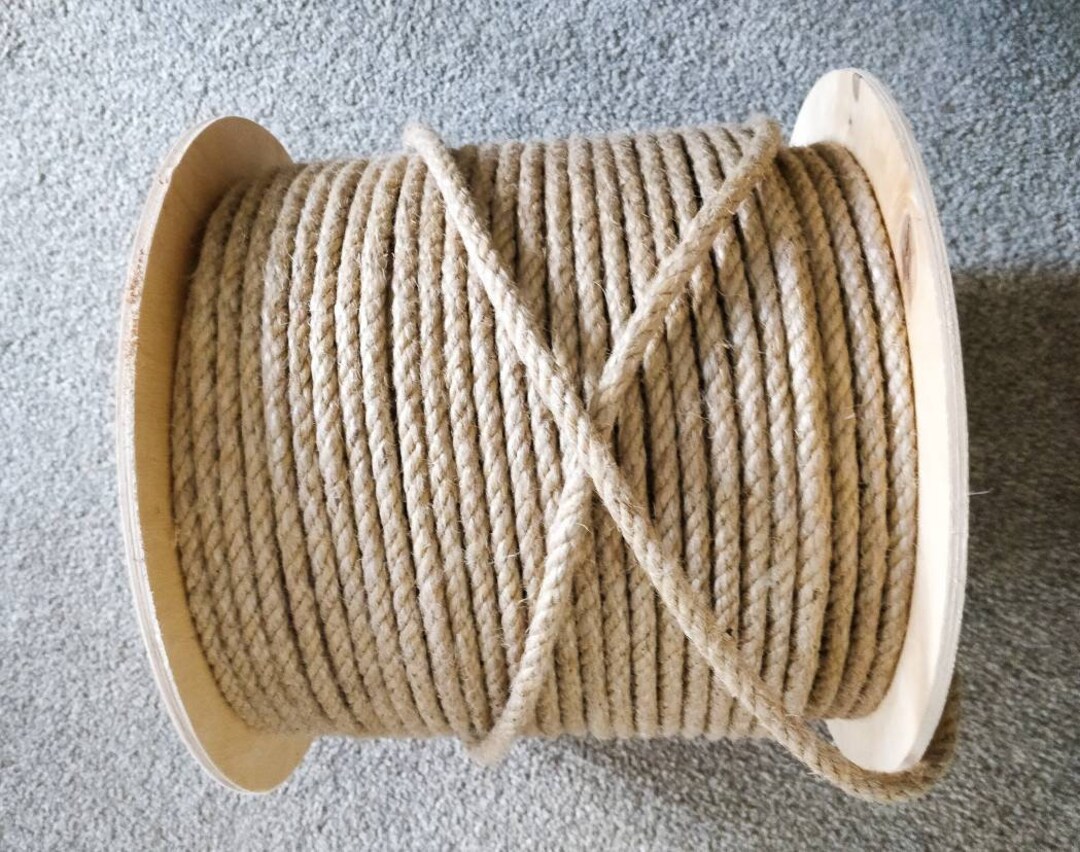 Thick Jute Rope Untreated Natural Braided Twisted Jute Twine Etsy UK