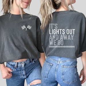 Formula 1 Tee | Lights Out Away We Go | Formula One Racing Shirt | F1 Racing Shirt | Trendy F1 Shirt | F1 Racing Tee Shirt | F1 Shirt