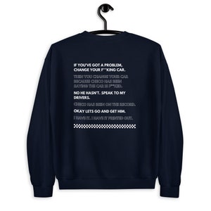 Formula 1 Then You Change Your Car Sweatshirt | Toto Wolff Christian Horner | I Have it Printed Out | Change Your Car Sweatshirt
