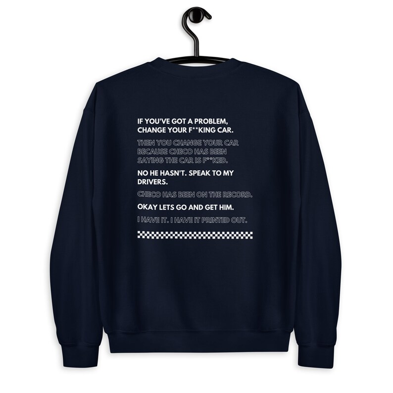 Formula 1 Then You Change Your Car Sweatshirt | Toto Wolff Christian Horner | I Have it Printed Out | Change Your Car Sweatshirt