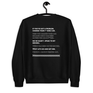 Formula 1 Then You Change Your Car Sweatshirt | Toto Wolff Christian Horner | I Have it Printed Out | Change Your Car Sweatshirt