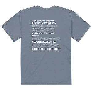 Formula 1 Then You Change Your Car Comfort Colors Tee Shirt | Toto Wolff Christian Horner | I Have it Printed Out | Change Your Car Tee