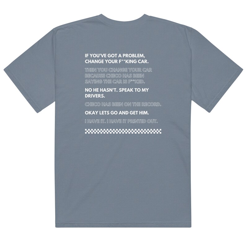 Formula 1 Then You Change Your Car Comfort Colors Tee Shirt | Toto Wolff Christian Horner | I Have it Printed Out | Change Your Car Tee