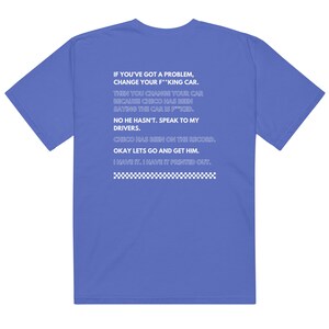 Formula 1 Then You Change Your Car Comfort Colors Tee Shirt | Toto Wolff Christian Horner | I Have it Printed Out | Change Your Car Tee