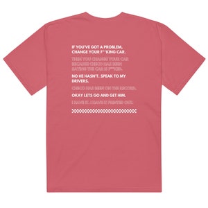 Formula 1 Then You Change Your Car Comfort Colors Tee Shirt | Toto Wolff Christian Horner | I Have it Printed Out | Change Your Car Tee