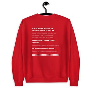 Formula 1 Then You Change Your Car Sweatshirt | Toto Wolff Christian Horner | I Have it Printed Out | Change Your Car Sweatshirt