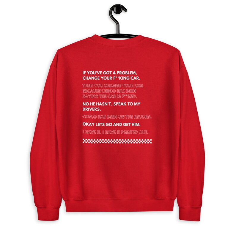 Formula 1 Then You Change Your Car Sweatshirt | Toto Wolff Christian Horner | I Have it Printed Out | Change Your Car Sweatshirt