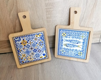 Portugal Cheese Board - Decorative Tile Trivet
