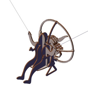 Digital Download. You WILL NOT receive a physical item. Laser Cut Large Paramotor DXF Plans. Wing Span approx 693mm  Includes Instructions