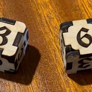 Digital Download. You WILL NOT receive a physical item. Laser Cut Dice DXF Plans. Dice Size approx 21mm Cube using 3mm thick material