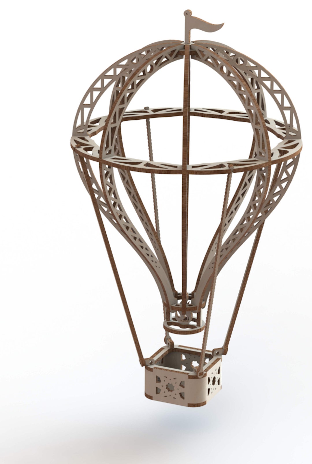Laser Cut Hot Air Balloon DXF and SVG Plans (digital Download) - Etsy
