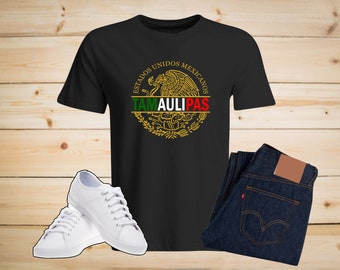 T-shirt with Coat of Arms of Mexico, T-shirt with the States of Mexico, Tenemo all States, T-shirt Mexico State, All State, Mexican T-shirt