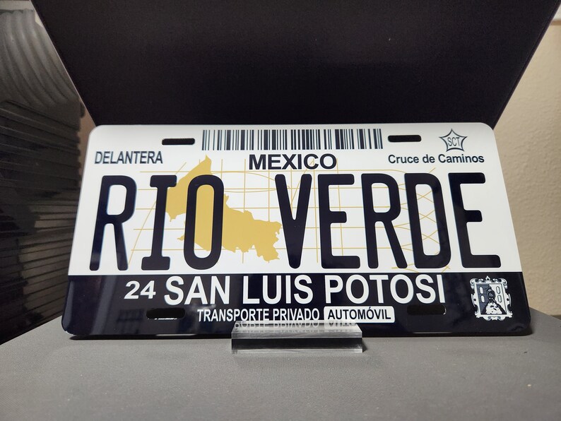 Car Plates of the States of Mexico Car Plate of San Luis Etsy
