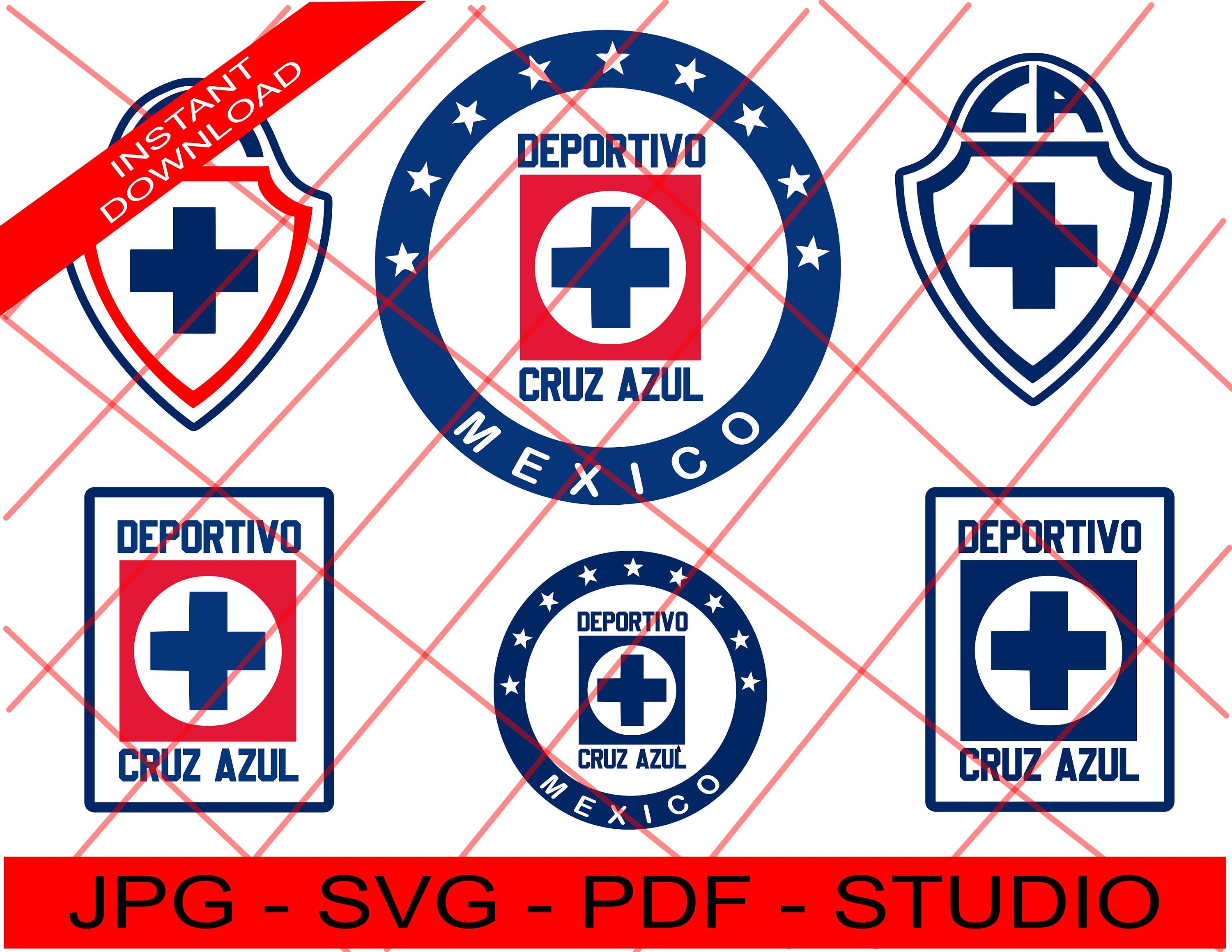 Club De Futbol Cruz Azul La Maquina Celeste Mexican Soccer - Etsy UK