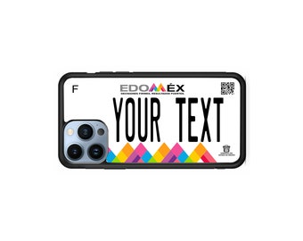 Cell Phone Protectors with Plate of the State of Mexico/ Phone Cases of the State of Mexico, Phone Case Bumper State of Mexico