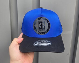 Cruz Azul Novelty Cap, Cruz Azul Personalized Cap, Unisex Casual Cap, Cruz Azul Machine Caps