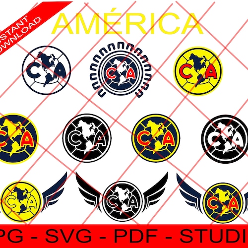 Club De Futbol America Las Aguilas Del America Mexican - Etsy