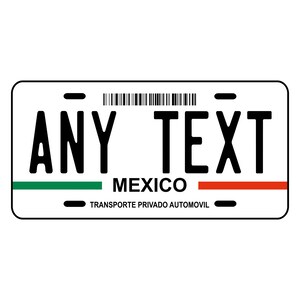 Monterrey NL Mexico Aluminum Novelty Car License Plate P01 