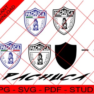 Club de Futbol PACHUCA, Mexican soccer team Pachuca. Files Instant Download Silhouette - Cricut svg, Png, Digital File of Pachuca