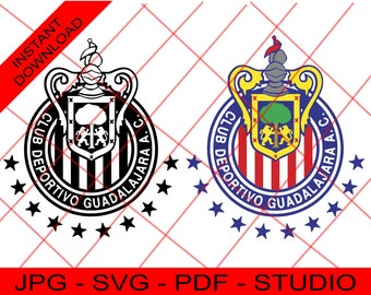 Soccer, Chivas, Guadalajara Chivas, Logo, Mexico, SVG, Digital Download,  ESPN, Sports - Etsy