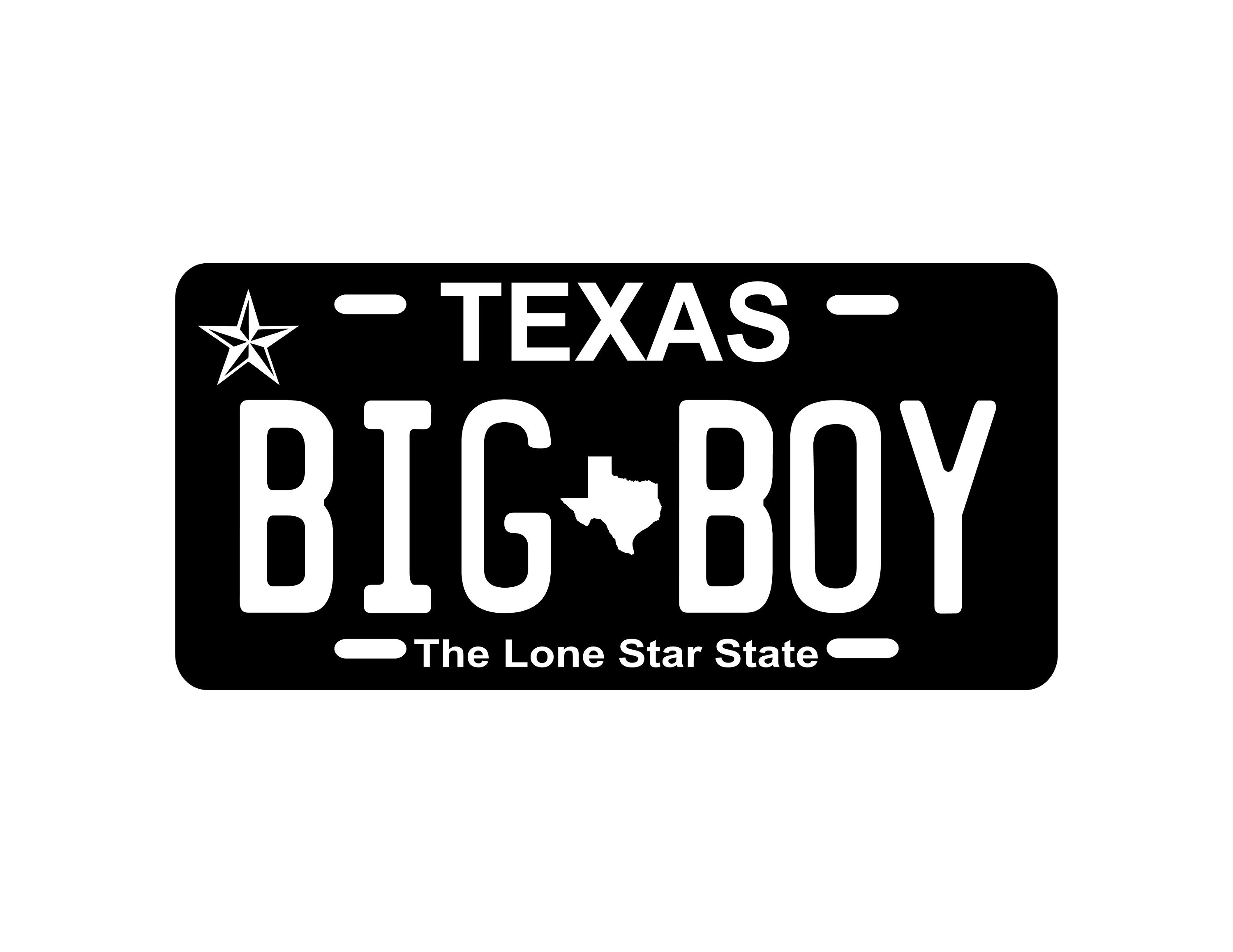 TEXAS Custom Personalized License Plate Novelty / Texas State Etsy