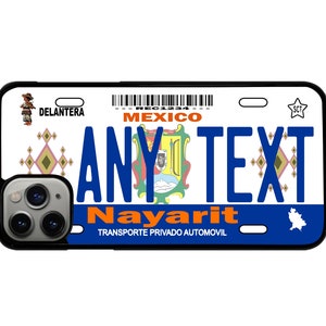 Mexico State Phone Cases Nayarit Phone Cases Plate Nayarit Nayarit Cases / Case Nayarit Plate and Key Chain Nayarit