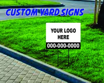 Custom Yard Signs / Personalized Garden Signs
