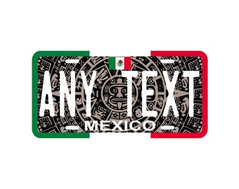 Personalized Car Plate Mexico, Car Plates from Mexico, Car Plates Mexico, Mexico Plates, Personalized Plates, Any Text Plates.