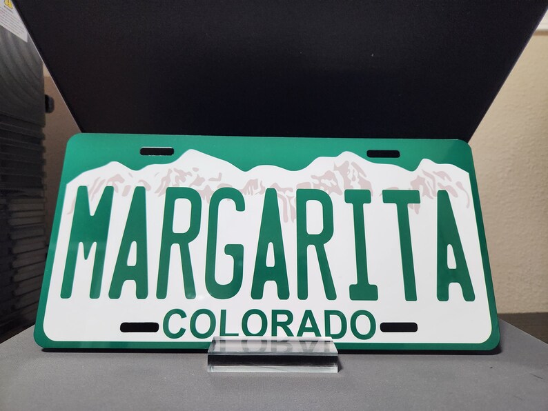 Car Plate COLORADO / COLORADO Custom Personalized License Etsy