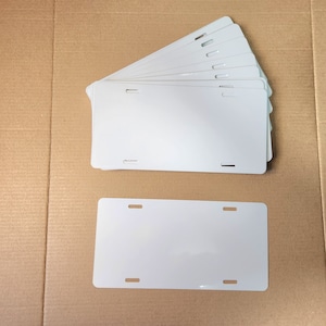 Sublimation License Plate, Blank License Plate for Sublimation, Sublimation White Space, High Quality, Car Plate Sublimation Blank