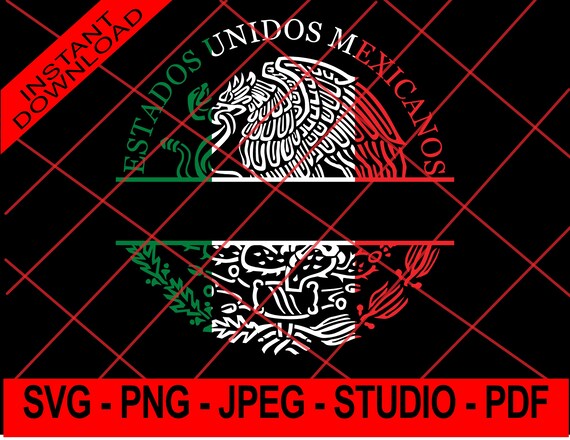 Monogram Aguila Mexico Tricolor/ Design Shield Mexico Tricolor/ Design  Shield Mexico/ MONOGRAM MEXICO TRICOLOR/ Logo Mexico Tricolor - Etsy Norway