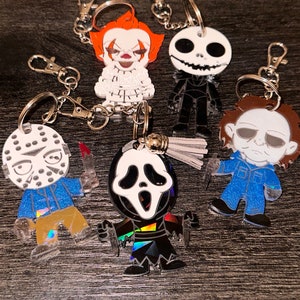 Holographic Halloween Keychain