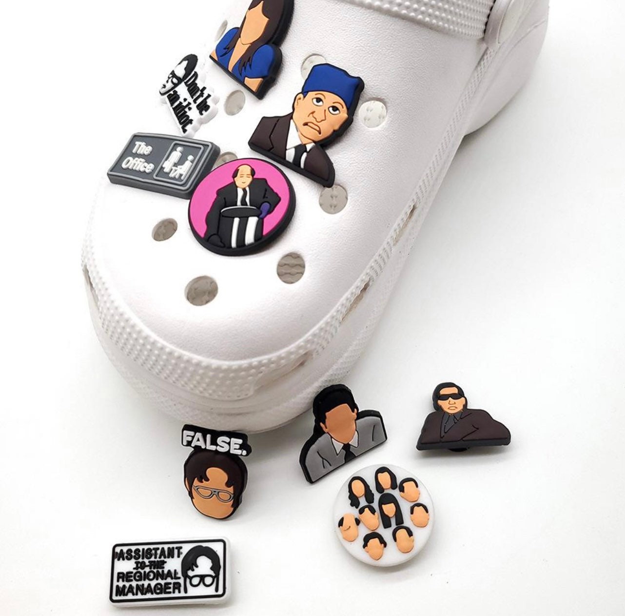 The Office Dunder Mifflin Logo Jibbitz™ charms - Crocs