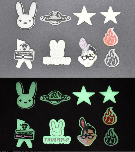 etsy bad bunny croc charms