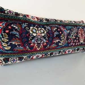 Funda de almohada lumbar larga 12x36 -Almohada extra larga -Almohada tamaño king -Almohada de dormitorio -Cubierta de almohada Kilim -Almohada decorativa de cama