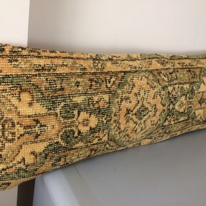 Long Lumbar Pillow Cover 12x33 -Victorian Decor -Bed Pillow Case -Couch Cushion -Kilim Pillow Cover Beddding Pillow Extra Long Throw Pillow