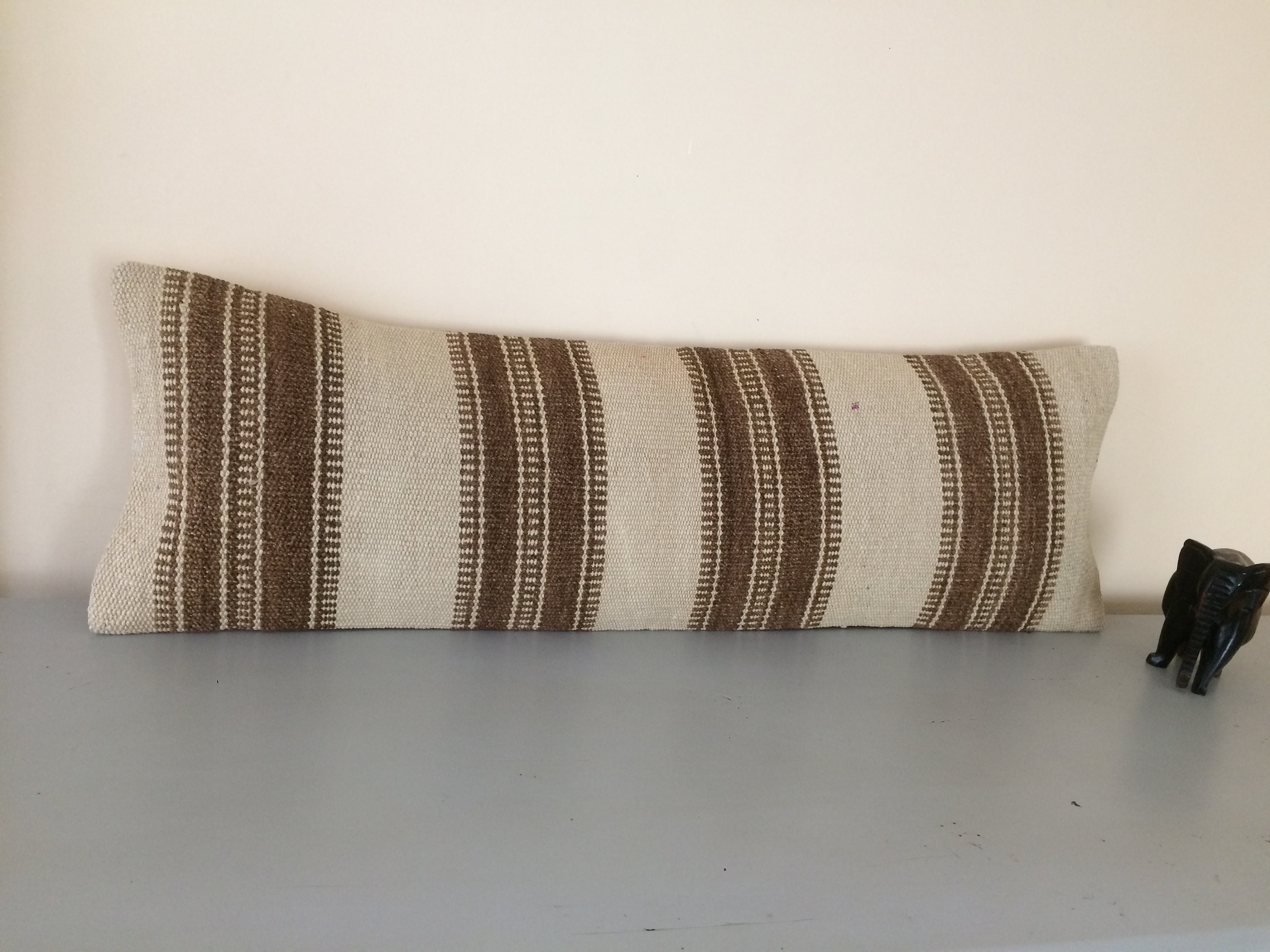 Extra Long Pillow Bedroom Pillow Cover 12X36 Kilim Pillows Etsy