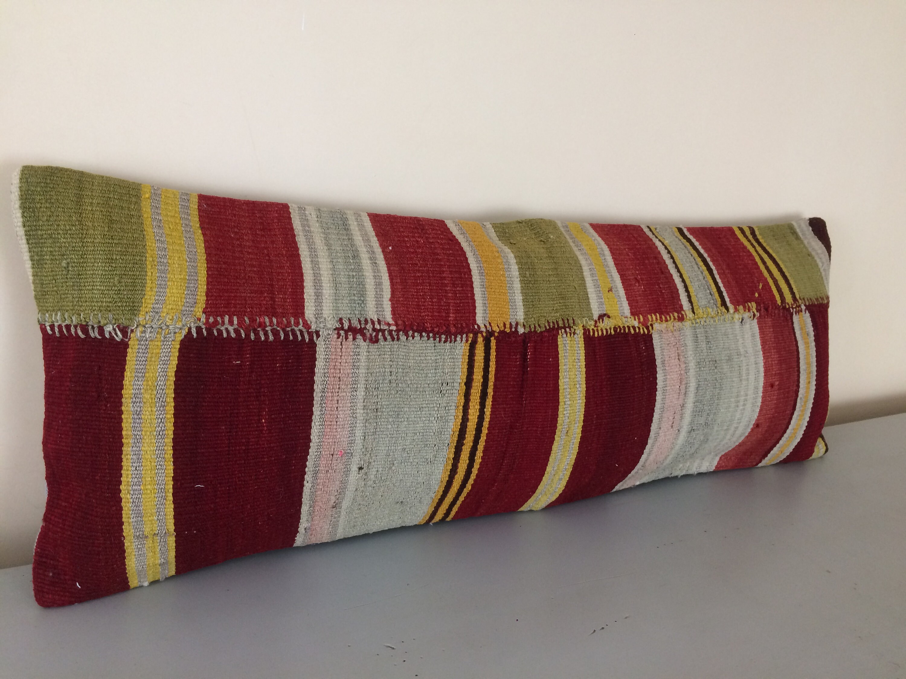 King Size Kilim Pillow Cover 12X36 extra Long Pillow long Etsy