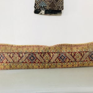 King Size Pillow -Bedding Pillow Cover -12x48 -Long Kilim Pillow -Extra Long Lumbar Pillow Cover -Bed Pillow -Throw Pillows -Bedroom Decor