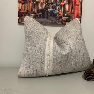 Cuscino da pavimento Kilim, cuscino rettangolare 16x20, cuscino decorativo / arredamento Boho ⇻ Cuscino lombare per tappeto, cuscino a righe ⇻ Cuscino Kilim turco