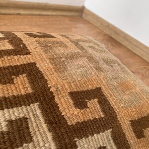 Cojín de 30 x 50 cm, funda de cojín lumbar, funda de cojín kilim turco, decoración bohemia moderna, cojín de alfombra, cojín de sofá, funda de cojín tribal. imagen 6