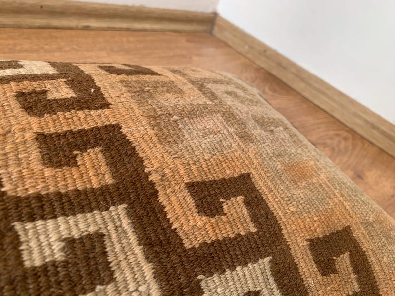Cojín de 30 x 50 cm, funda de cojín lumbar, funda de cojín kilim turco, decoración bohemia moderna, cojín de alfombra, cojín de sofá, funda de cojín tribal. imagen 6