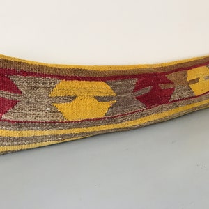 King Size Pillow -Southwestern Decor Pillow 12x48 -Kilim Pillow -Extra Long Lumbar Pillow Cover -Bed Pillow -Throw Pillows -Bedding Pillow
