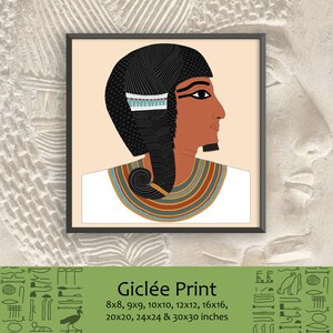 Ancient Egyptian Reproduction Unframed Art Print - Pharaoh Ramesses II as a Young Boy from the Great Temple of Abydos