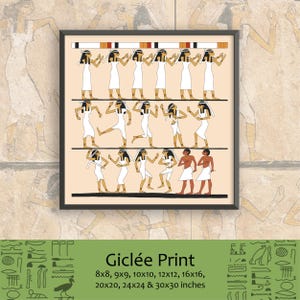 Ancient Egyptian Art Print: Tomb of the Dancers Giclée Reproduction