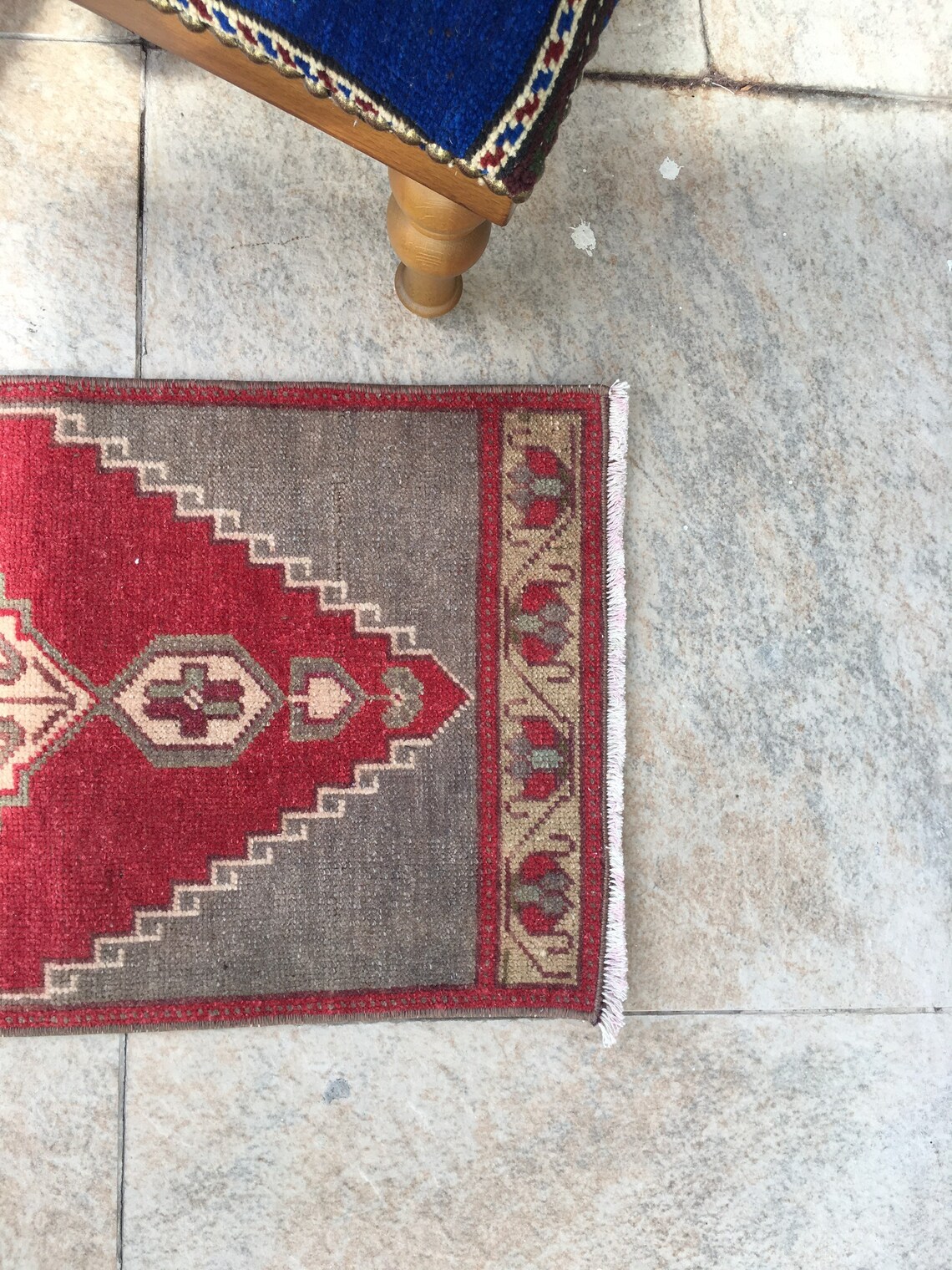 Small Doormat Rug Small Runner Rug Small Vintage Rug Small Etsy